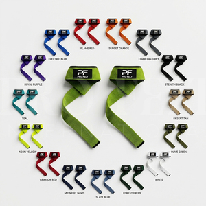Correas de Muñeca para Levantamiento de Pesas OEM ODM con Acolchado de Neopreno, Color y Logotipo Personalizados, Correas de Gimnasio para Entrenamiento de Fuerza y Peso Muerto - Product Image 1