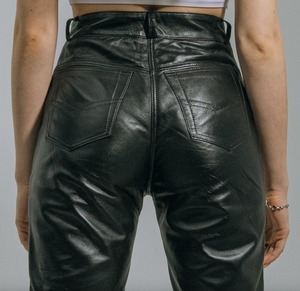 Women Leather <b>Pants</b> Classic Fit Genuine Leather Comfortable Design Perfect For Casual And Formal Wear - Product Image 6