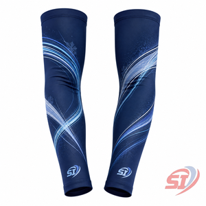 Manchons de Cyclisme Rafraîchissants en Soie Glacée Respirante Protection UPF Conception Personnalisée OEM Marque Privée Vente en Gros - Product Image 1