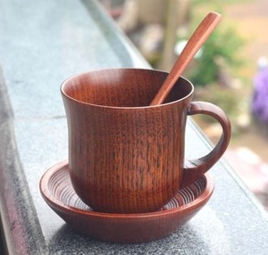 Premium Wooden Coffee Mug Handmade Solid Wood <b>Cup</b> Natural Finish Rustic Design Eco Friendly Drinkware <b>for</b> Dining - Product Image 1