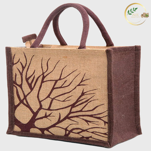 Premium Laminated Jute Shopping <b>Bag</b> with Moisture Resistant Coating - Product Image 2