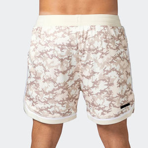 Pantalones cortos de baloncesto para hombre con logo personalizado, producto de moda, pantalones cortos deportivos de malla para correr y baloncesto. - Product Image 2