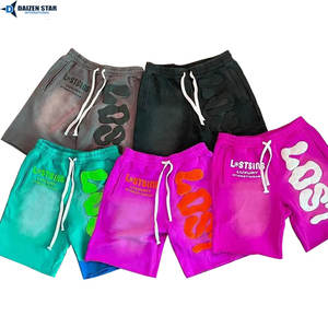 Pantalones Cortos de Algodón para Hombre, Personalizados, con Forro Polar, Cierre Frontal Sólido, Secado Rápido, Transpirables, Ecológicos, con Cordón Ajustable, Bordado, Etiqueta Privada, Estilo Casual - Product Image 4