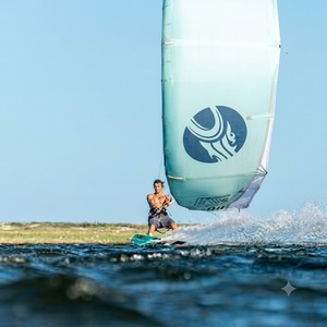 Cabrinha FX2 12m Blue Ocean Surfing Kite pour le kitesurf, sport nautique - Product Image 4