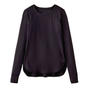 Camiseta Básica de Cuello Redondo para Mujer, Corte Holgado Informal, Estilo Urbano, Camiseta con Logotipo Personalizado Serigrafiado - Product Image 3