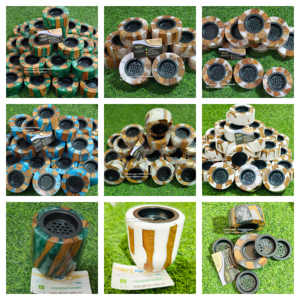 RFcrafts Haute Qualité Moderne Madkhan Résine Incrustation Bakhoor Brûleur Embrasser Élégance Encens pour Mariages Parfum Décoratif - Product Image 6