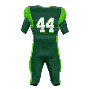 Ensemble d'uniformes de football américain pour l'entraînement d'équipe, vêtements de sport respirants et confortables de haute qualité, légers et durables, 100% polyester - Product Image 5