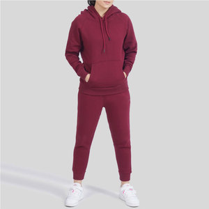 Survêtements unis pour femmes en gros, vierges, pour personnalisation de marque, en tissu French Terry de haute qualité, équipement d'entraînement - Product Image 1