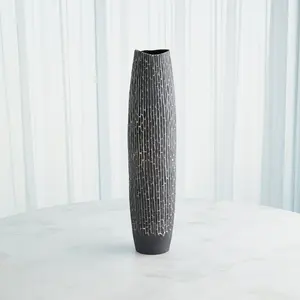 Jarrón de Metal de Lujo para Exportación, Venta al por Mayor y al Detal, Jarrón de Metal Alto Hecho a Mano para Exhibición en Suelo - Product Image 3