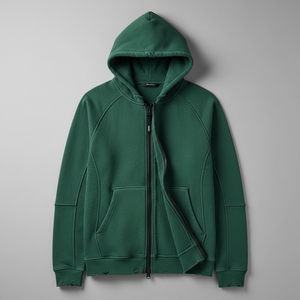 เสื้อมีฮู้ดปักลายแบบหนักมีฮู้ดโอเวอร์ไซส์ผลิตตามสั่ง - Product Image 4