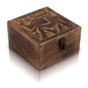 Most Popular Style Wooden Box Hand Carved Solid Wooden Jewelry Box for Gifts For Neckless <b>Bangles</b> at Best Price Wooden Gift Box - Product Image 5