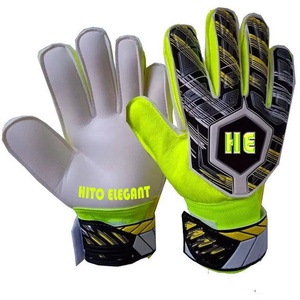 Gants de gardien de but en latex allemand bleu et noir, design personnalisé, tricotés, embossés, à doigts entiers, avec sangle en latex allemand à coupe négative de 4 mm. - Product Image 2