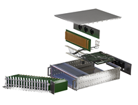 RDEKONO Boîtier d'amplificateur de puissance en aluminium 3U 1U-4U Schroff personnalisé, équipement modulaire Eurorack, câbles audio patch