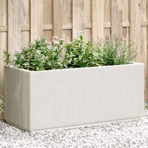 Macetas y Jardineras de Polipropileno Blanco, Duraderas, Medianas, para Jardín - Product Image 1
