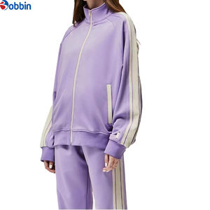 Ensemble de survêtement unisexe tendance, décontracté, à manches longues, avec pantalon large, pour couple, idéal pour la course et l'entraînement en extérieur - Product Image 4