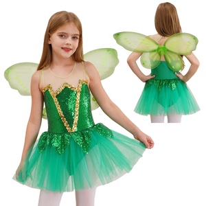 Disfraz de Cosplay de elfo para niñas de 6 a 16 años, mono <span class=keywords><strong>con</strong></span> alas de mariposa para juegos de rol, puesta en escena, fiesta temática - Product Image 1