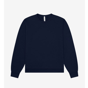Sweat-shirt personnalisé à col rond en molleton éponge 100% coton, coupe classique, coupe-vent, écologique, à manches longues pour homme - Product Image 4
