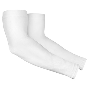 Mangas de Béisbol Elásticas para Deportes al Aire Libre, Protección UV, Color Blanco Sólido, Buena Calidad, Nuevo Producto, Mejor Proveedor - Product Image 1
