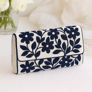 Bolso de cuentas indio hecho a mano, colorido, de lujo, artesanal étnico, con asa de baguette de cuentas de cristal, duradero, moderno, informal, para manualidades con cuentas - Product Image 4