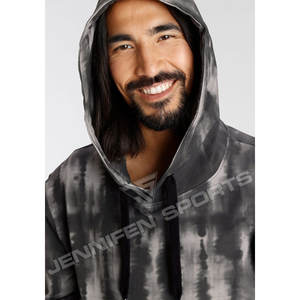Sudadera con Capucha para Hombre, Otoño Invierno, Color Sólido, 100% Algodón, Alta Calidad, Estilo Casual, Secado Rápido, Transpirable, Logotipo Personalizado - Product Image 5