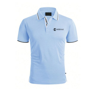 Camisetas Polo Personalizadas Directas de Fábrica, Camiseta Polo de Algodón Transpirable para Hombre, Ropa Casual de Uso Diario - Product Image 1