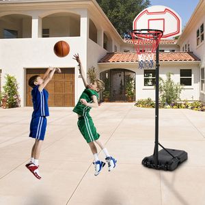LX B03 Canestro da Basket Portatile e Rimovibile per Giovani, Resistente per Uso Interno ed Esterno, con Rete e Tabellone in PE, Ideale per la Spiaggia - Product Image 2
