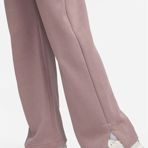 Women's Autumn Plus Size Straight Flat Front Mid Waist <b>Drawstring</b> Sweatpants 100% Cotton Eco-Friendly Breathable Quick Dry OEM - Product Image 3