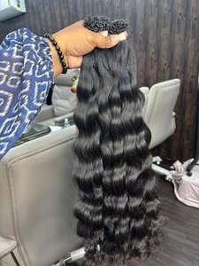 Extensiones de Cabello Humano Rizado Indio, Ondulado y Liso, Naturales, Ligeras, Ecológicas, en Paquete a Granel - Product Image 3