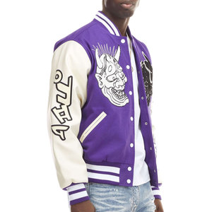 2026 <b>High</b> Quality Custom Men's Stand Collar Varsity Jacket Front Logo Best Design for Street Wear Winter <b>High</b> Quality - Product Image 2