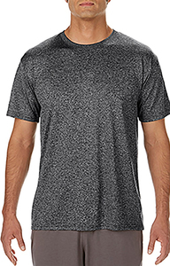Camiseta Unisex Azul de Cuello Redondo y Manga Corta, Corte Regular, Color Sólido, Informal, Tejida, Transpirable, Ecológica, 100% Algodón - Product Image 3