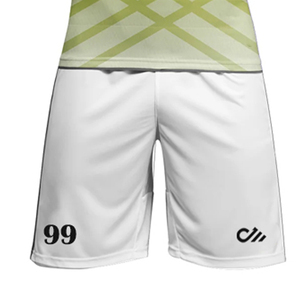 Tenue de football personnalisée sublimée pour homme, maillot vert et blanc, short, kit respirant toutes saisons, vêtements de sport pour adulte CARE MASTER - Product Image 6