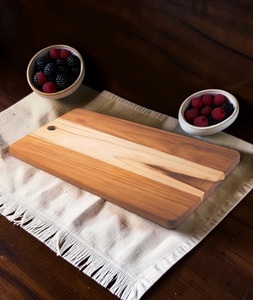 Planche à découper en bois naturel de qualité supérieure Unicorn Handicrafts, planche à découper en bois massif faite à la main, planche de préparation pour la cuisine, vente en gros OEM - Product Image 3