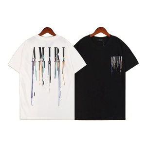 Camiseta Personalizada de Algodón 100% Grueso, Unisex, Cuello Redondo, para Hombre y Mujer, con Impresión DTG/DTF y Serigrafía OEM - Product Image 1