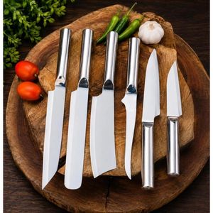 Ensemble de couteaux de cuisine multi-usages avec poignées confortables pour trancher, hacher et couper en dés, cuisine professionnelle - Product Image 2