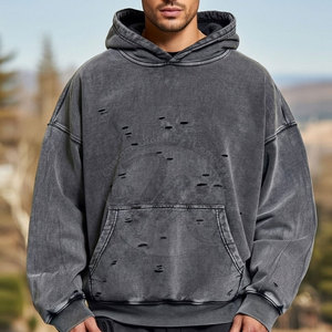 Hoodies personnalisés effet usé pour le streetwear – Couleurs sur mesure, style unique – En vente - Product Image 6