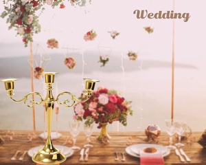 100% métal tendance qualité bougeoir et support fait à la main décor à la maison décoratif et cadeau objet Accents laiton fabriqué en inde - Product Image 4