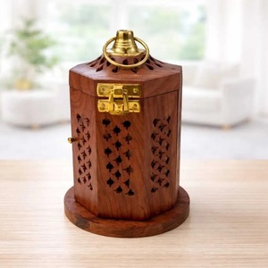 Handmade <b>Sandalwood</b> <b>Incense</b> Burner Pyramid Shape Aromatic Diffuser All-Season Use - Product Image 6