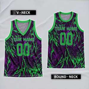 Uniforme de basket-ball personnalisé par sublimation, nom d'équipe personnalisé, 00, évacuation de l'humidité, respirant, 100% polyester, unisexe, adulte, toutes tailles - Product Image 3