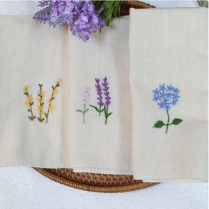 Serviettes de table de pétoncles de restaurant et d'hôtel personnalisées de haute qualité avec impression de blocs de bois accessoires en tissu coloré idée cadeau - Product Image 1