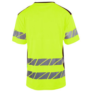 Worker High Visibility Working Short Sleeve T-Shirt Reflective 100% Cotton Protection Construction Safety T-Shirts - Product Image 5