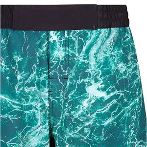 Shorts de compression imprimés à séchage rapide pour hommes, coupe classique, motif marbré vert, pour arts martiaux, adultes - Product Image 6