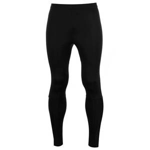 Leggings de compression intégrale pour hommes, noir uni, en Spandex Polyester/Coton, taille élastique, séchage rapide, respirant, haute élasticité - Product Image 6