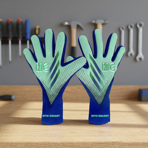 Gants de gardien de but avec personnalisation personnalisée Gants de football respirants Gants de football professionnels en latex - Product Image 3