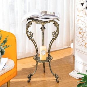 Soporte para Plantas de Madera de Teca Tradicional Hecho a Mano - Motivos Florales Premium - Venta al por Mayor - Product Image 6