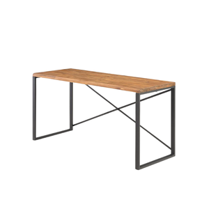 Meubles commerciaux fabriqués au Vietnam pour usage commercial, bureau d'ordinateur portable moderne en acacia avec bord naturel - Product Image 2