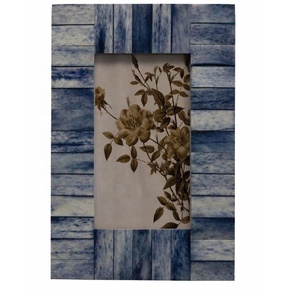 Marco de fotos de hueso azul de alta calidad marco de fotos de color azul moderno marco de fotos de hueso MARCO DE MESA Regalos para la decoración del hogar - Product Image 1