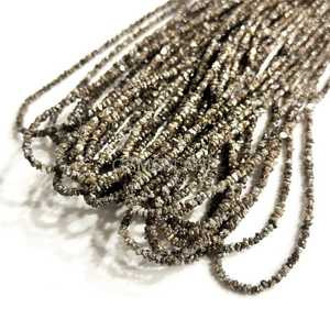 Perles de diamant brun champagne naturel, perles de diamant brun non taillées, perles de diamant brut 2-3 mm, pépites de diamant brut pour bijoux - Product Image 1