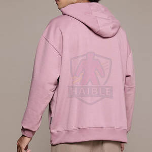 Créez votre propre logo, couleur personnalisée, sweat-shirt à capuche surdimensionné en coton mélangé léger et respirant de haute qualité pour l'hiver - Product Image 3