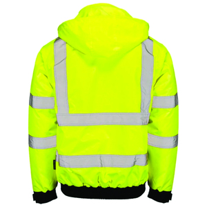 Chaqueta de Trabajo Reflectante Fluorescente para Personal Industrial, Equipos de Carreteras, Servicios Públicos y Operaciones de Construcción - Product Image 2