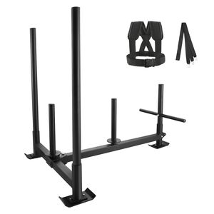 Attrezzatura in Acciaio per Allenamento, Slitta per Sollevamento Pesi, Slitta Power con Maniglia per Fitness e Allenamento della Forza - Product Image 1